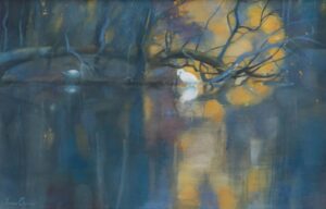 Swans at First Light, Rydal Water